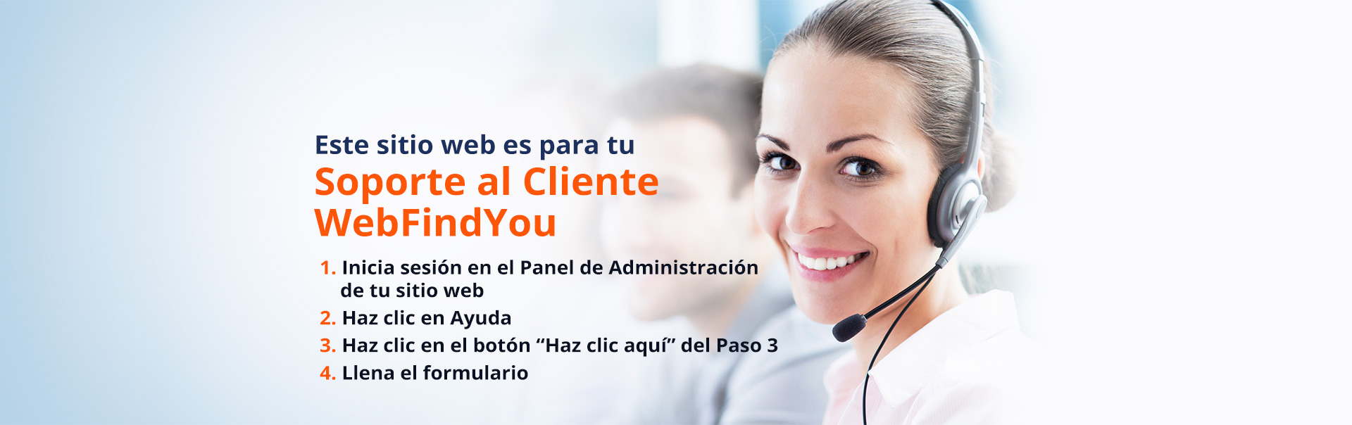 Pasos para soporte WebFindYou